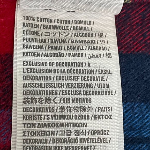 Abercrombie & Fitch 100% Cotton Plaid Button Down Men’s L | Flannel Muscle Fit - Picture 12 of 13